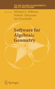 Cover von Software for Algebraic Geometry