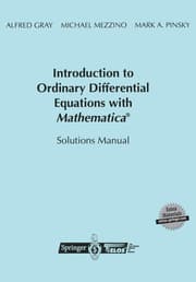 Cover von Introduction to Ordinary Differential Equations with Mathematica®