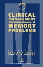 Cover von Clinical Management of Memory Problems