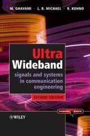 Cover von Ultra Wideband Signals and Systems in Communication Engineering