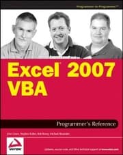 Cover von Excel 2007 VBA Programmer's Reference
