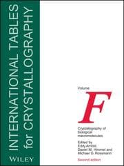 Cover von International Tables for Crystallography
