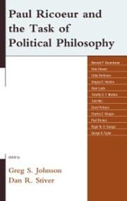 Cover von Paul Ricoeur and the Task of Political Philosophy
