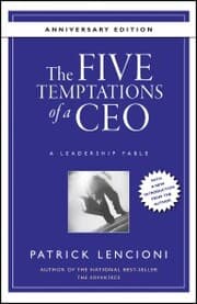 Cover von The Five Temptations of a CEO, 10th Anniversary Edition