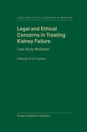 Cover von Legal and Ethical Concerns in Treating Kidney Failure