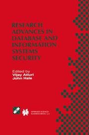 Cover von Research Advances in Database and Information Systems Security