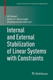 Cover von Internal and External Stabilization of Linear Systems with Contraints