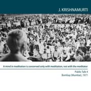 Cover von A mind in meditation is concerned only with meditation, not with the meditator.