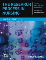 Cover von The Research Process in Nursing