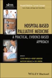 Cover von Hospital-Based Palliative Medicine