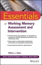 Cover von Essentials of Working Memory Assessment and Intervention