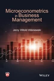 Cover von Microeconometrics in Business Management