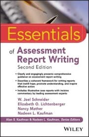 Cover von Essentials of Assessment Report Writing