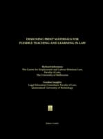 Cover von Designing Print Materials for Flexible Teaching & Learning In Law