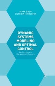 Cover von Dynamic Systems Modelling and Optimal Control