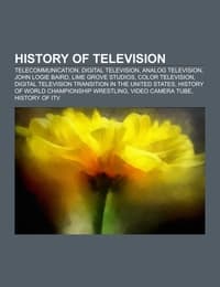 Cover von History of television