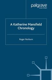 Cover von A Katherine Mansfield Chronology