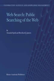 Cover von Web Search: Public Searching of the Web