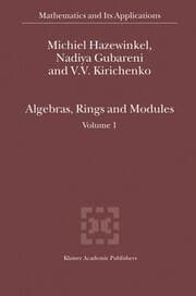 Cover von Algebras, Rings and Modules 1