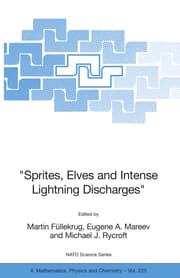 Cover von Sprites, Elves and Intense Lightning Discharges