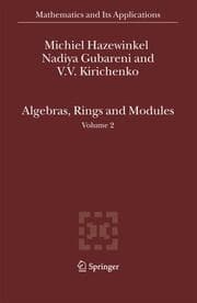 Cover von Algebras, Rings and Modules 2