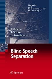 Cover von Blind Speech Separation
