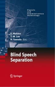 Cover von Blind Speech Separation