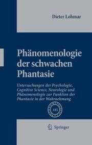 Cover von Phänomenologie der schwachen Phantasie