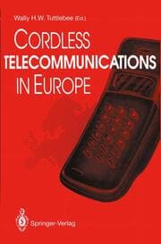 Cover von Cordless Telecommunications in Europe