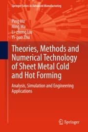 Cover von Theories, Methods and Numerical Technology of Sheet Metal Cold and Hot Forming