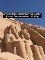 Cover von Egypt and Mesopotamia in the Light of Recent Excavation