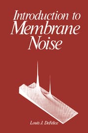 Cover von Introduction to Membrane Noise