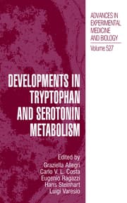 Cover von Developments in Tryptophan and Serotonin Metabolism