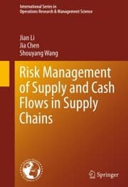 Cover von Risk Management of Supply and Cash Flows in Supply Chains