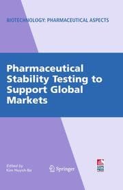Cover von Pharmaceutical Stability Testing to Support Global Markets