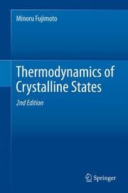 Cover von Thermodynamics of Crystalline States