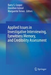 Cover von Applied Issues in Investigative Interviewing, Eyewitness Memory, and Credibility Assessment