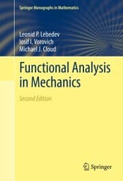 Cover von Functional Analysis in Mechanics