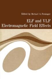 Cover von ELF and VLF Electromagnetic Field Effects