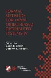 Cover von Formal Methods for Open Object-Based Distributed Systems IV