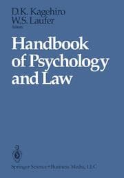 Cover von Handbook of Psychology and Law