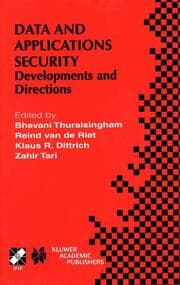 Cover von Data and Application Security