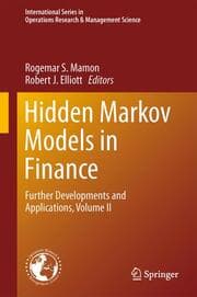 Cover von Hidden Markov Models in Finance