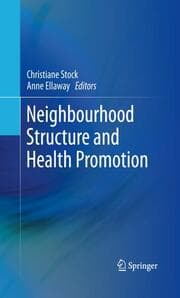 Cover von Neighbourhood Structure and Health Promotion