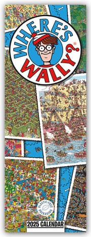 Cover von Where's Wally - Wo ist Wally 2025 - Slimline-Kalender