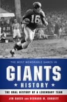 Cover von Most Memorable Games in Giants History