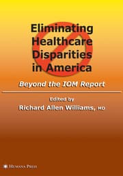 Cover von Eliminating Healthcare Disparities in America
