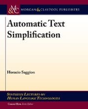 Cover von Automatic Text Simplification