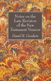 Cover von Notes on the Late Revision of the New Testament Version