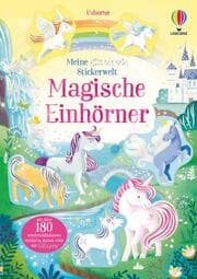 Cover von Meine glitzernde Stickerwelt: Magische Einhörner
